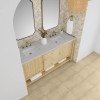 Marigot Single 72" Double (Vanity Only Pricing) in Sunwashed Oak